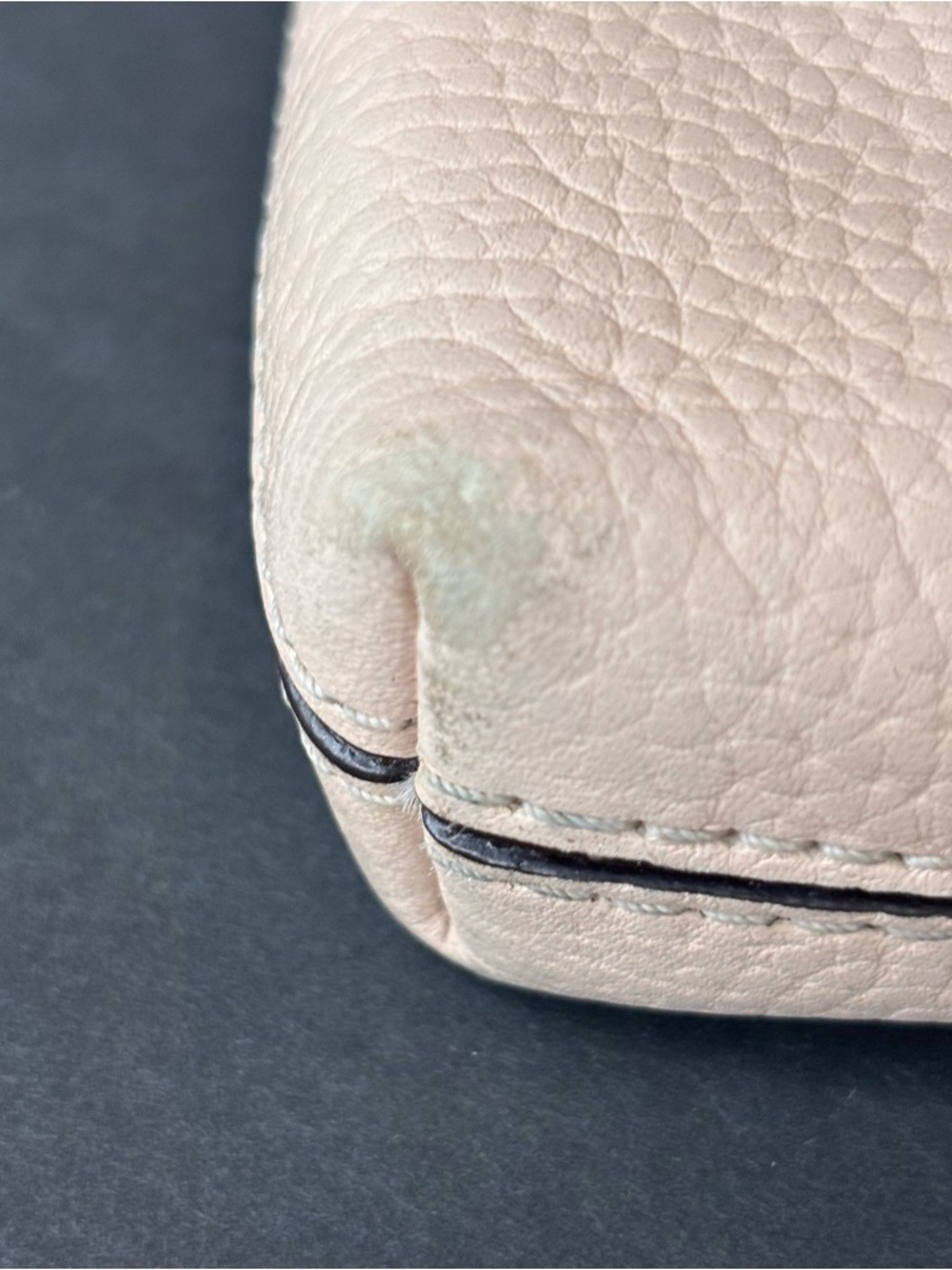 Kate Spade Polly Small Swing Pack Neutral Pink Pebbled Leather Crossbody Bag. - Picture 14 of 16
